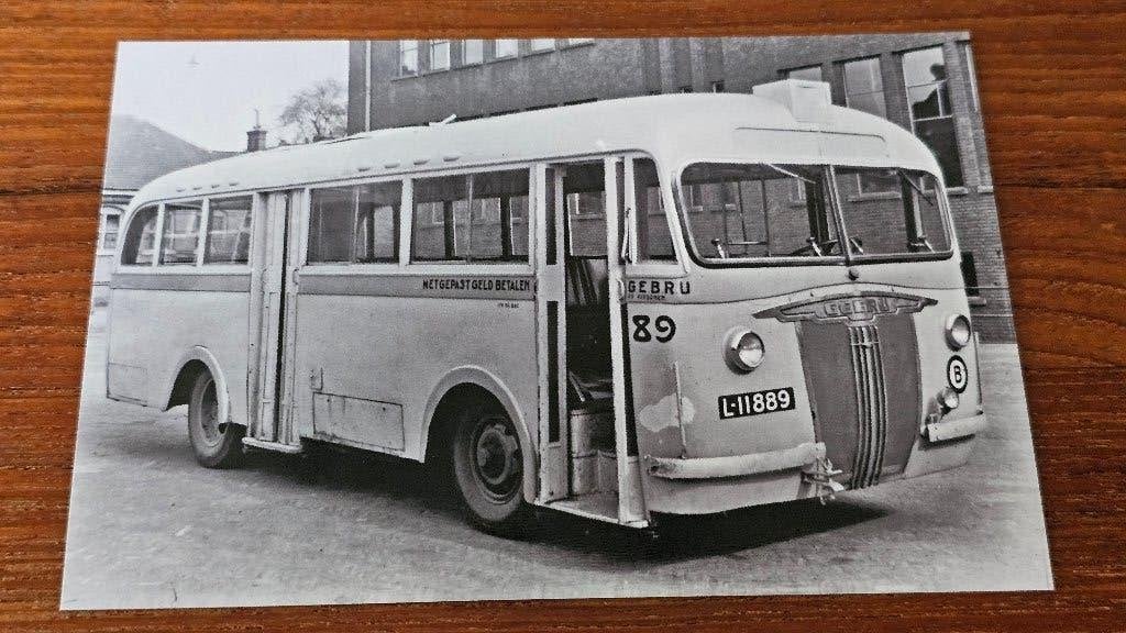 Foto BUS GEVU GEBRU GVU Utrecht 89, Verzenden, Gebruikt, Bus of Metro, Overige typen