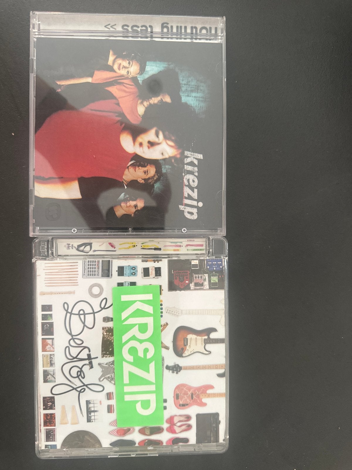 Krezip CD's: Nothing Less & Best Of, Gebruikt, Pop, Ophalen of Verzenden, Inclusief doosje