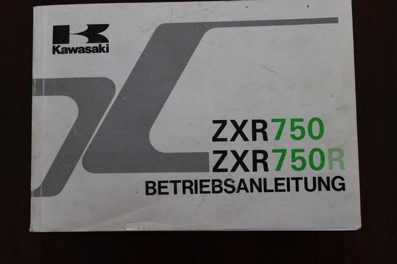 Kawasaki ZXR750 R 1992 motorrad betriebsanleitung ZX750 L M1, Ophalen of Verzenden, Kawasaki