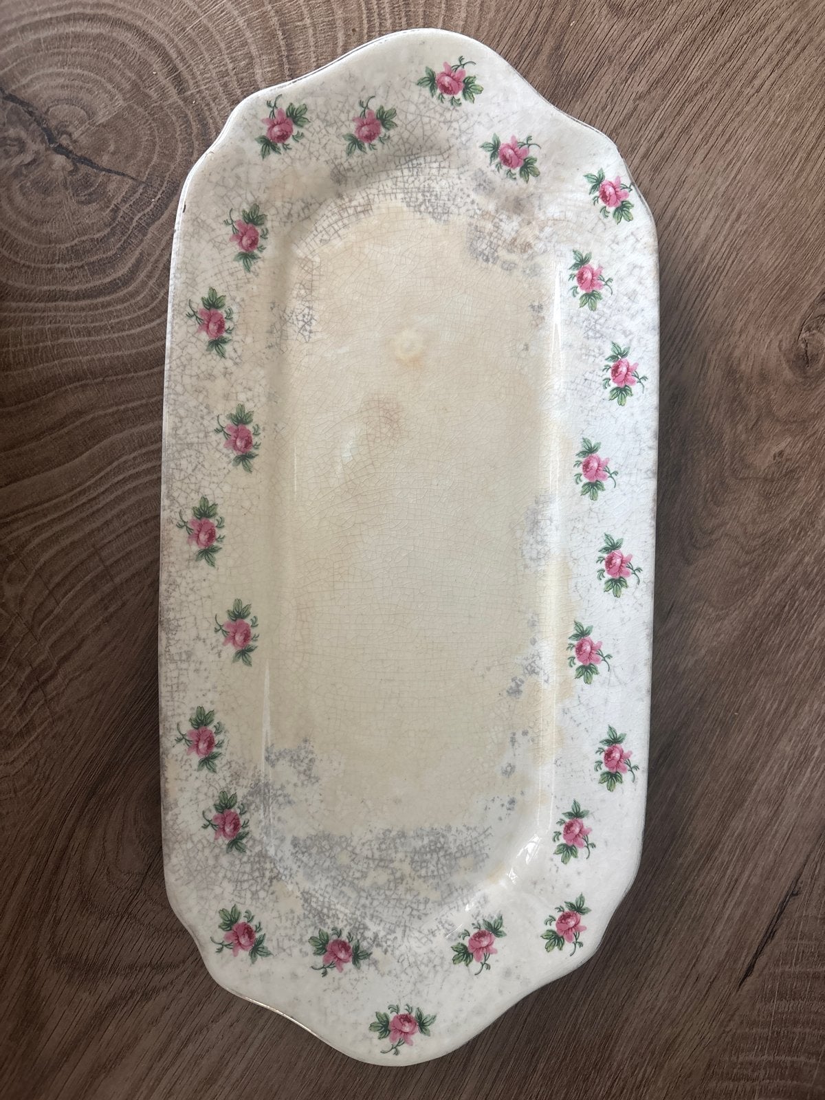 Vintage Engelse Serveerschaal Bristol Pottery (ca. 1950), Ophalen of Verzenden