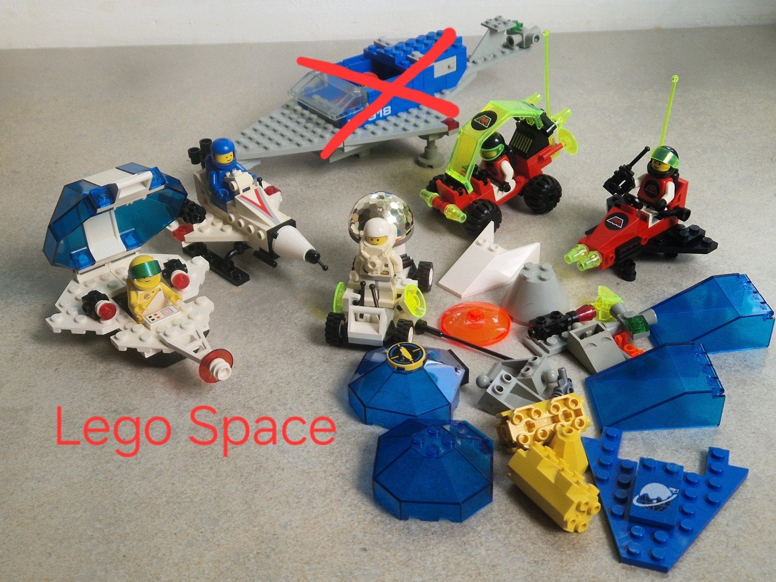 Lego diverse sets + onderdelen thema Space/ Ruimtevaart, Kinderen en Baby's, Speelgoed | Duplo en Lego, Ophalen of Verzenden, Gebruikt