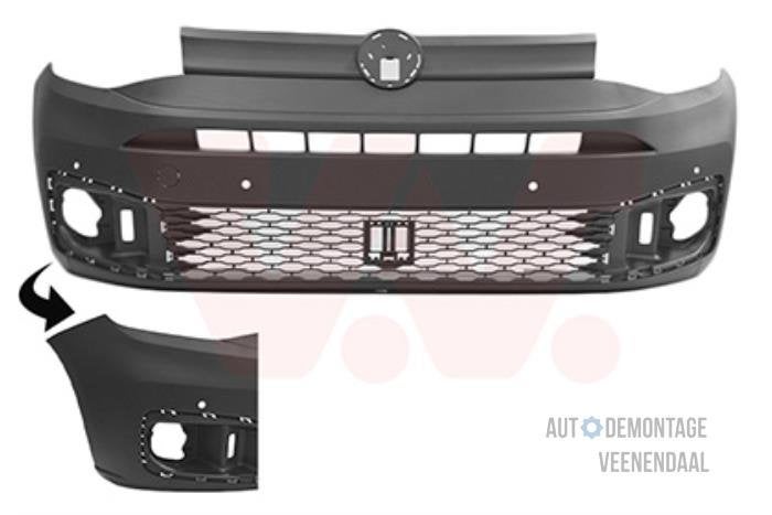 Voorbumper van een Volkswagen Caddy, -, Volkswagen, -, Nieuw