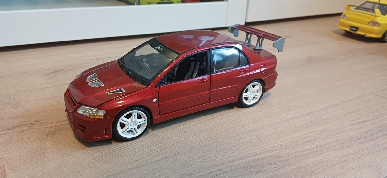 Mitsubishi Lancer Evolution Modelauto 1:18, Ophalen of Verzenden, Auto