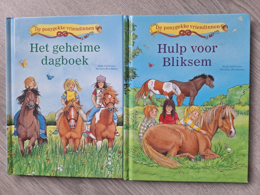 2 boeken uit de serie De ponygekke vriendinnen, Ophalen of Verzenden, Zo goed als nieuw, Fictie algemeen