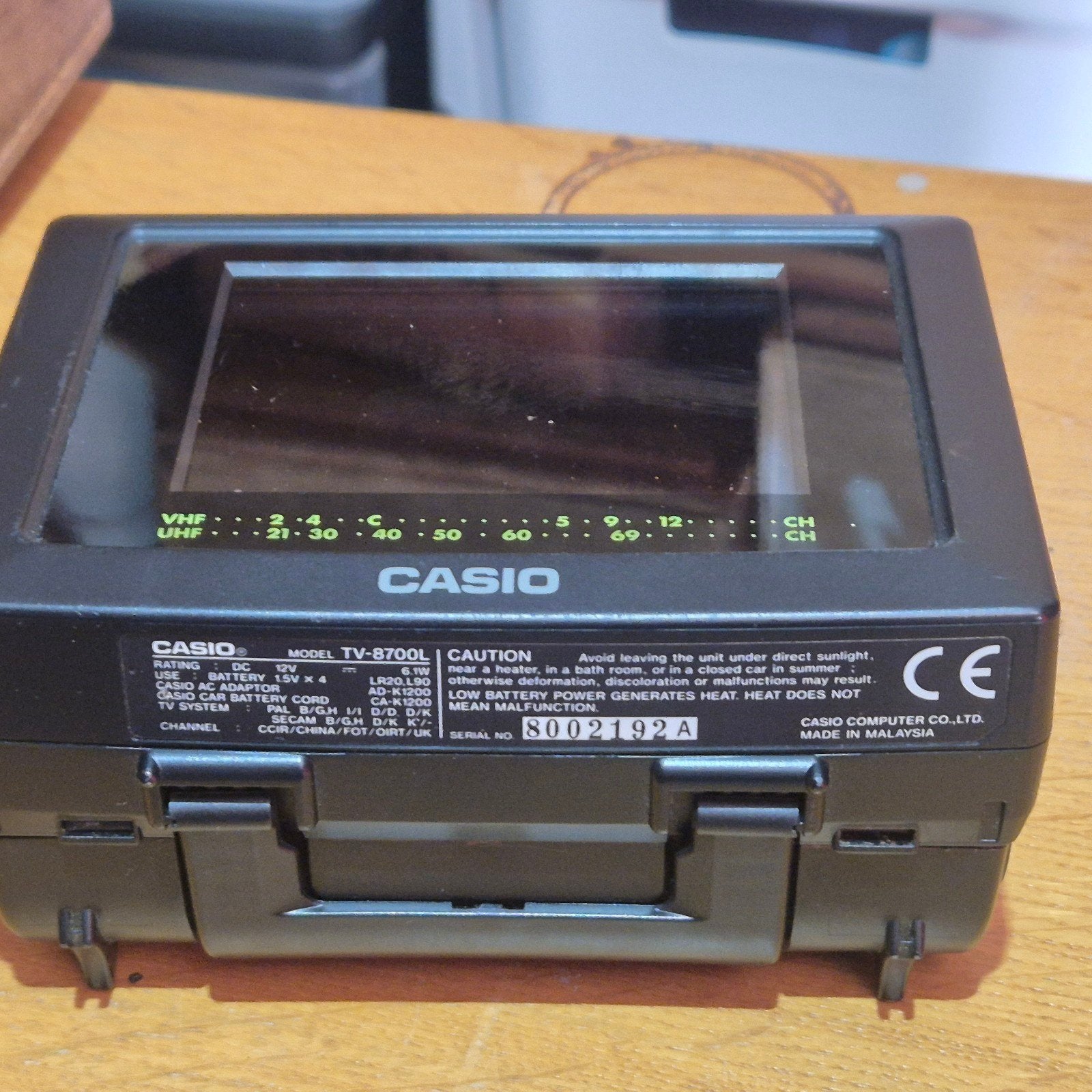 Casio TV-8700L Vintage Draagbare LCD Kleurentelevisie, Ophalen of Verzenden