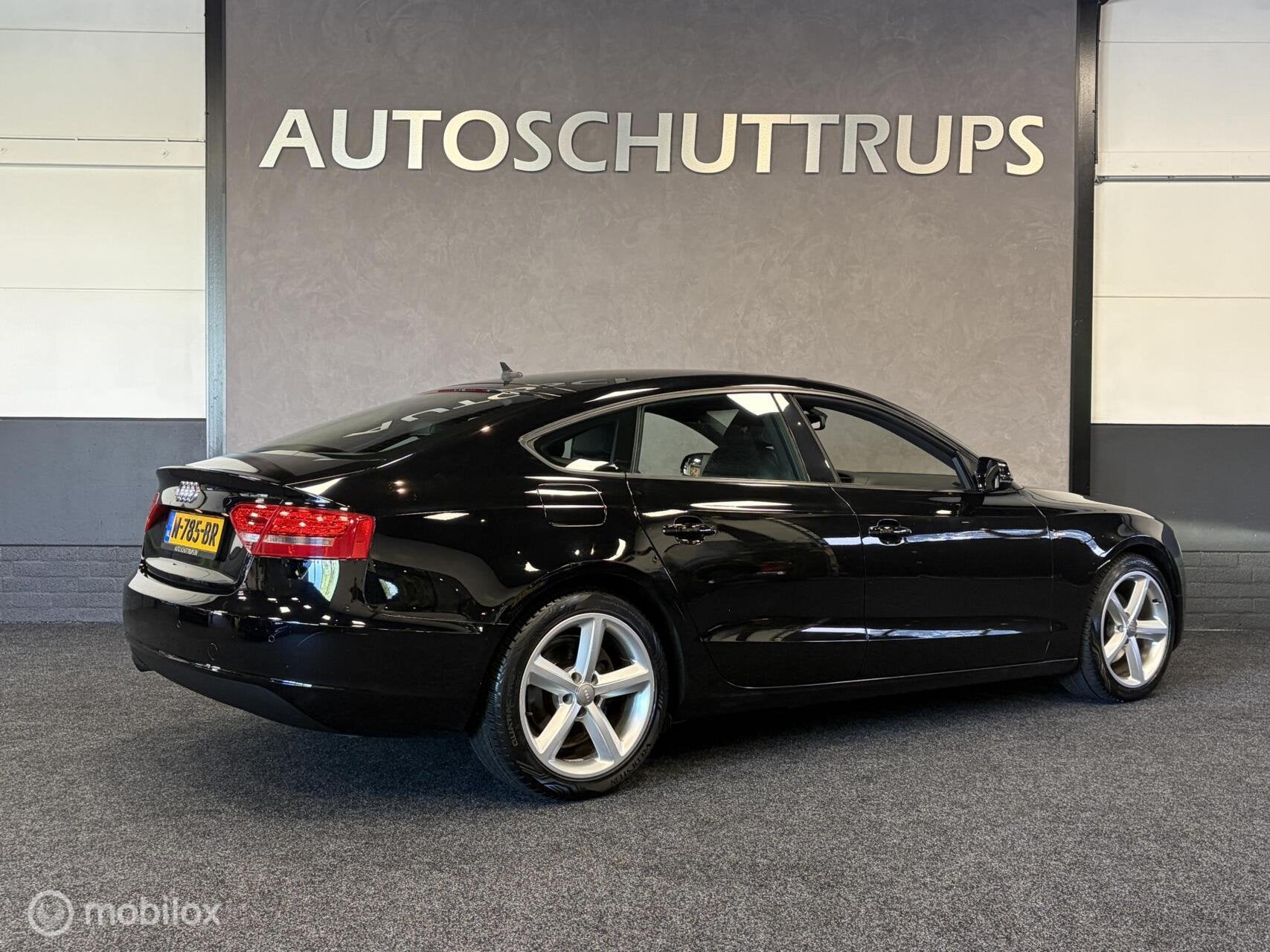 Audi A5 Sportback 1.8 TFSI Pro Line S-LINE / STOELVERW / DAK, Auto's, Gebruikt, Zwart, 4 cilinders, Zwart
