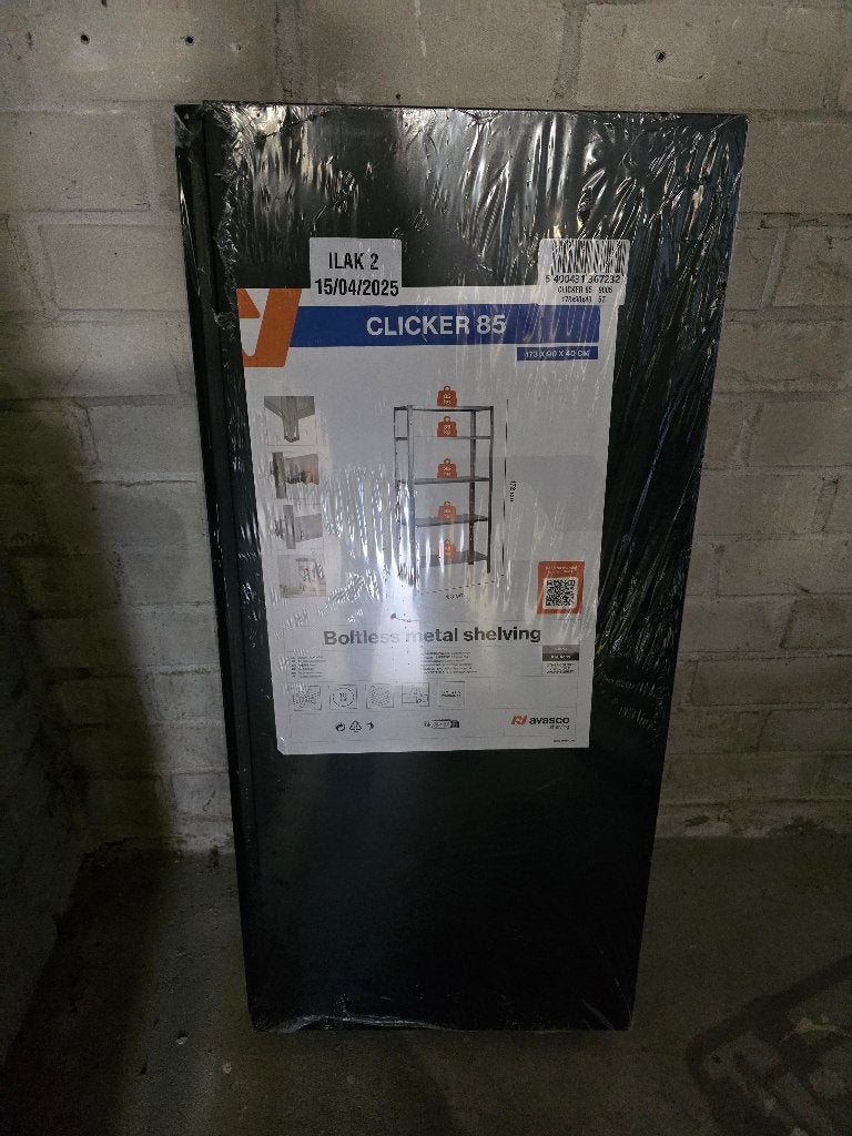 Praxis Avasco Clicker 85 Metalen Stellingkast, Huis en Inrichting, Kasten | Stellingkasten, Ophalen, Nieuw