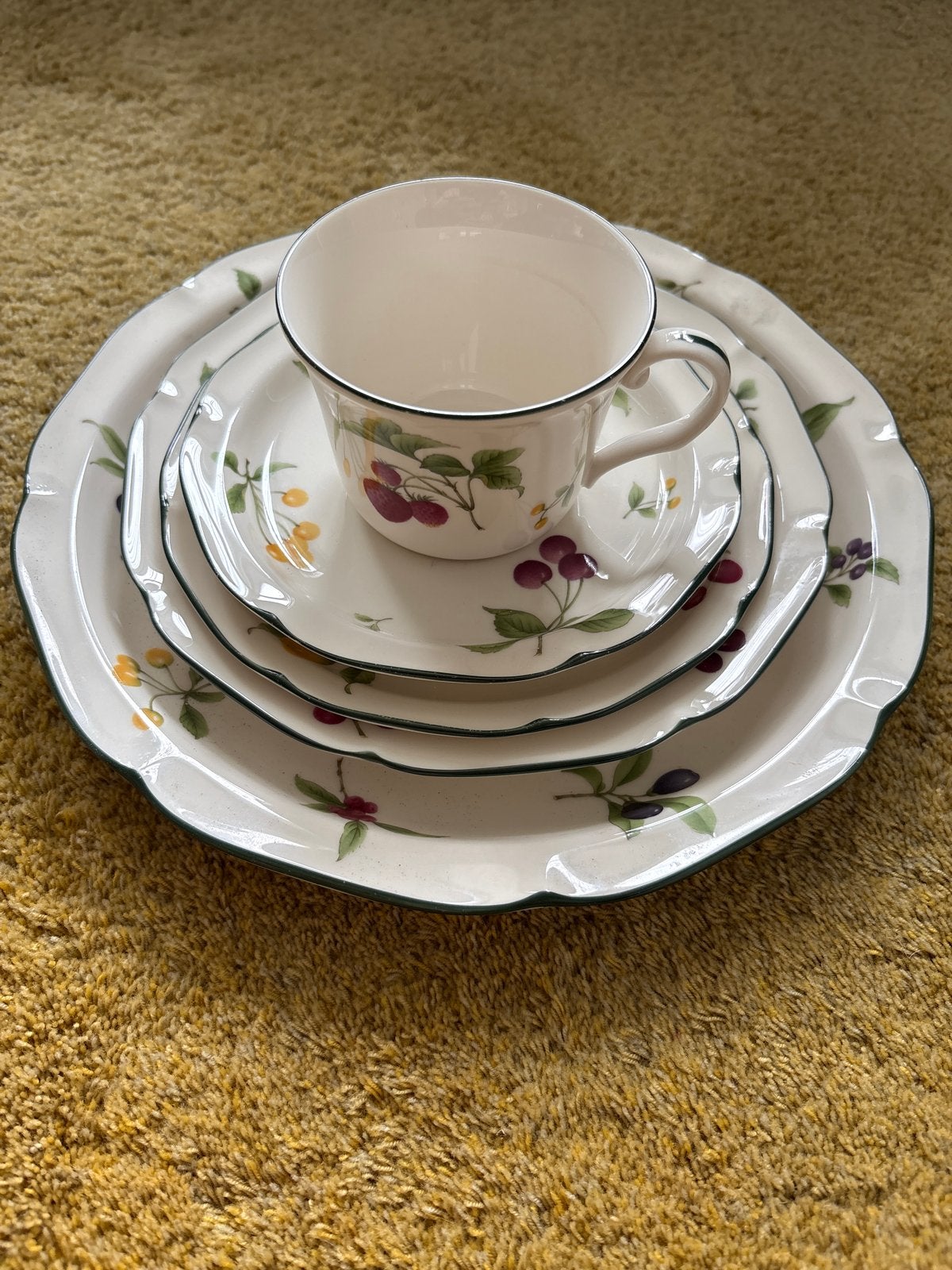 Noritake Gala Cuisine Fruit Parfait Servies, Overige typen, Ophalen of Verzenden, Zo goed als nieuw, Overige stijlen