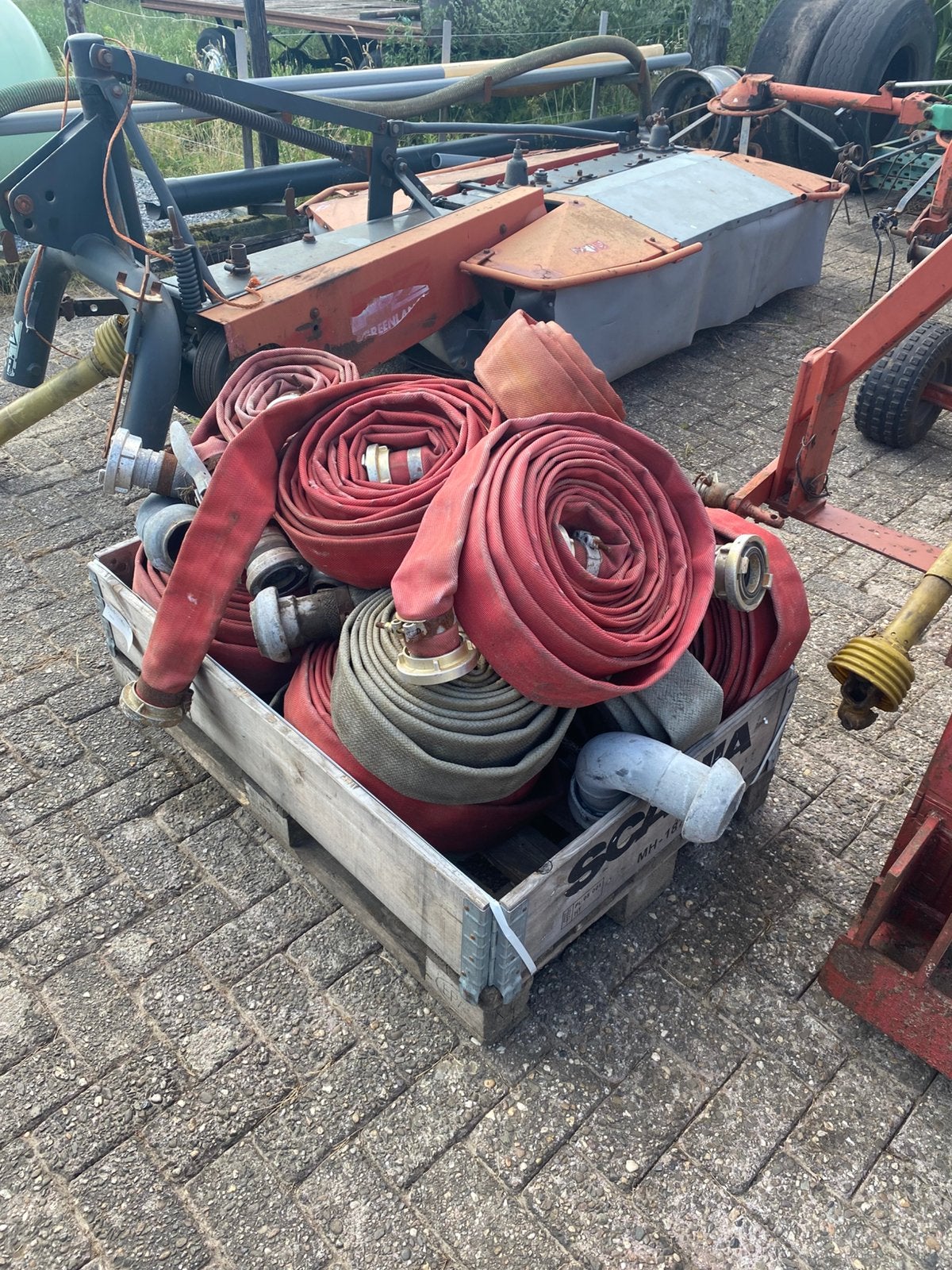 Diverse brandweerslangen., Ophalen, Gebruikt
