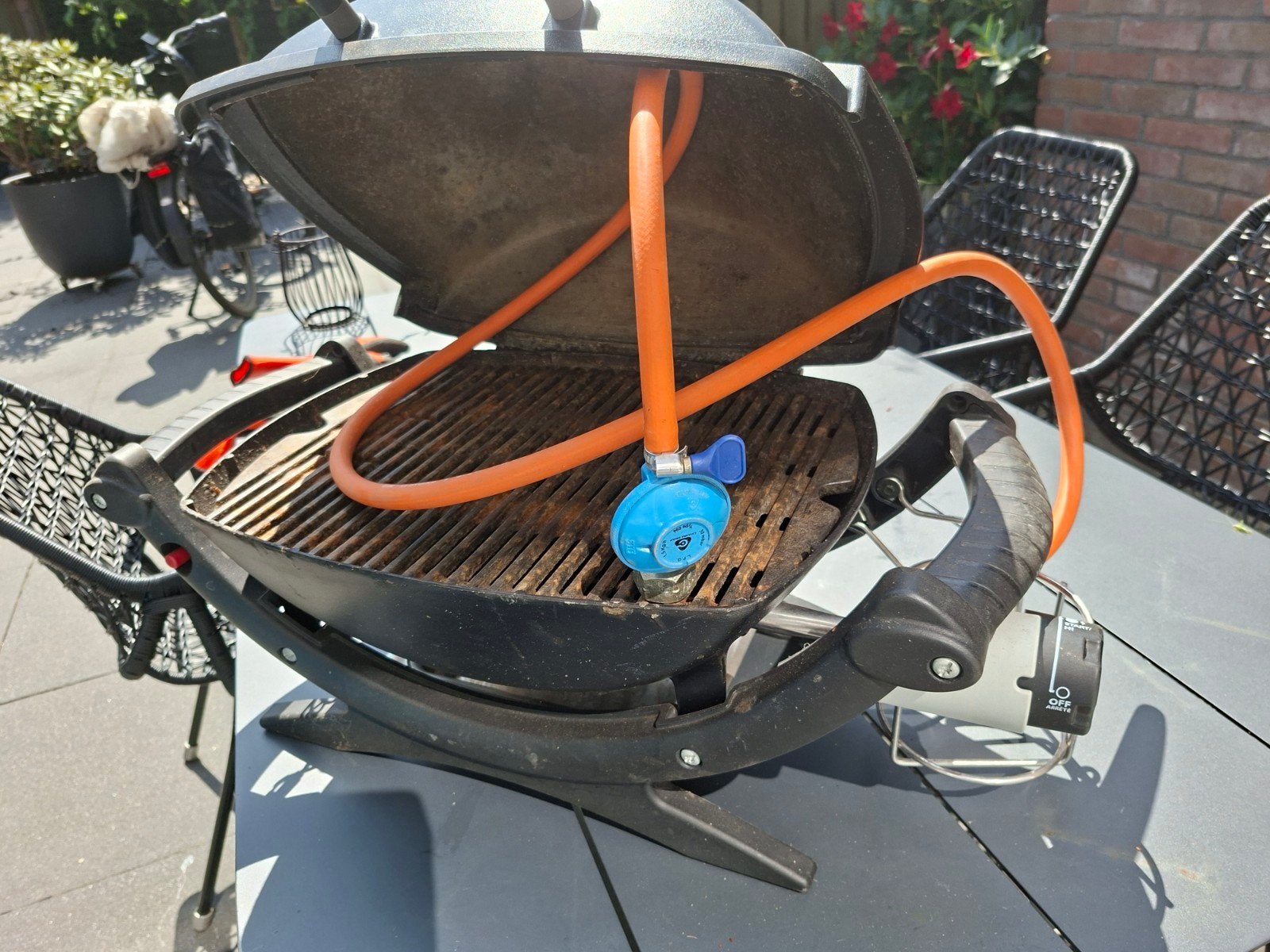 Gasbarbecue, Ophalen, Gebruikt