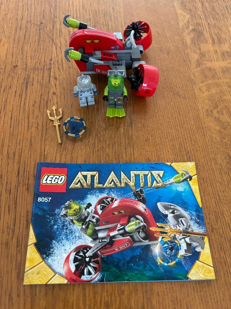 LEGO 8057 Atlantis Wreck Raider, Overige thema's, Verzenden, Lego, Zo goed als nieuw