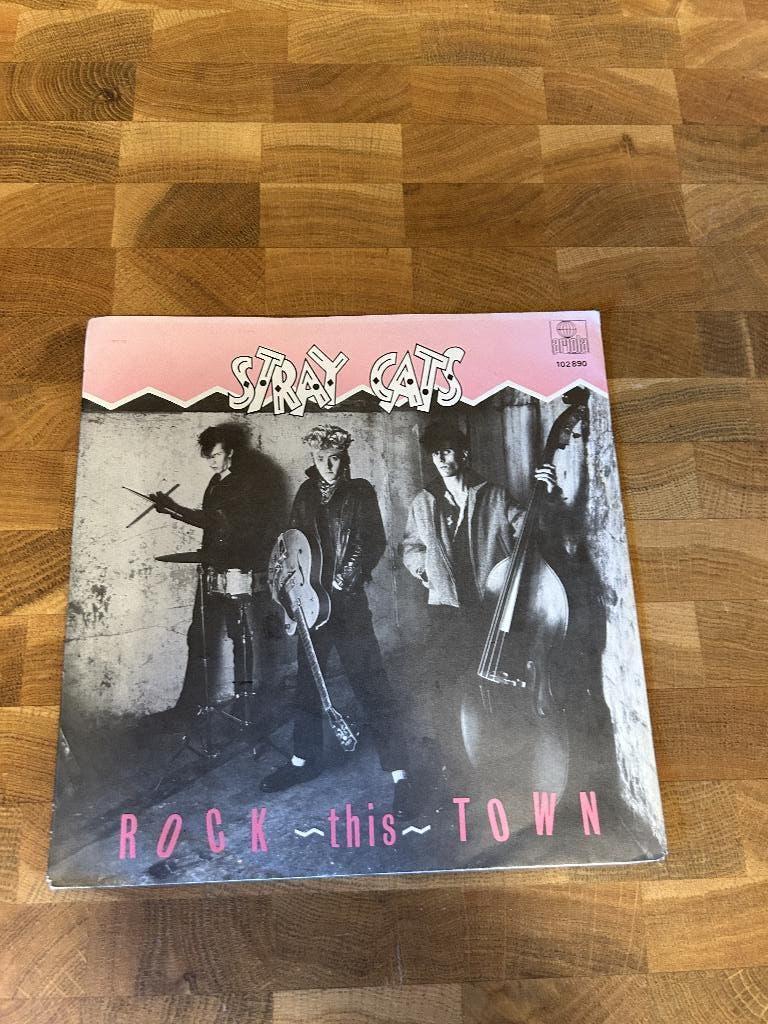 Stray Cats Rock this town single, Ophalen of Verzenden, Gebruikt, Pop, Single
