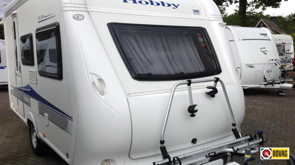 Hobby De Luxe 400 SF met Mover, Caravans en Kamperen, Caravans, Hobby, Treinzit, Schokbreker, 4 tot 5 meter