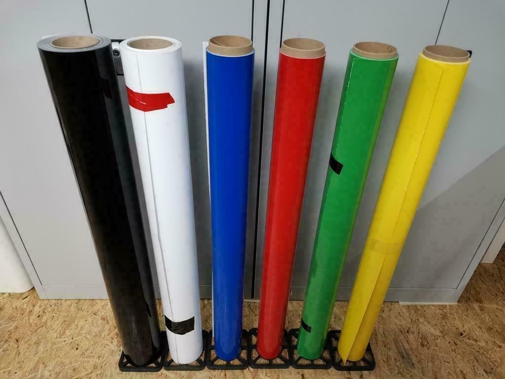 Gekleurde statische raamfolie, 100 cm breed, totaal 33, Hobby en Vrije tijd, Ophalen of Verzenden, Nieuw