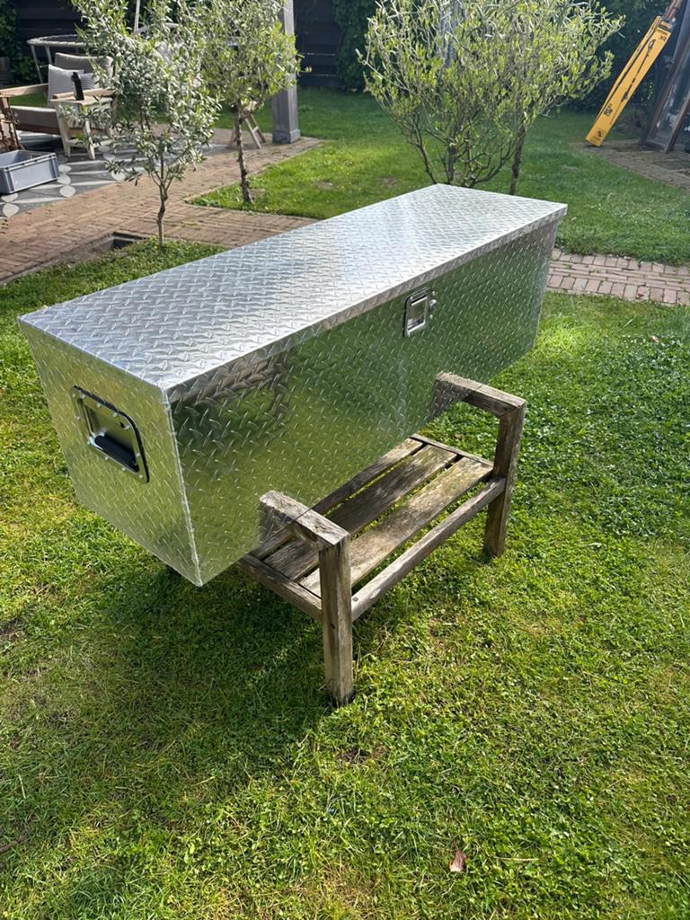 Stoere aluminium toolbox, Doe-het-zelf en Verbouw, Gereedschapskisten, Ophalen, Nieuw