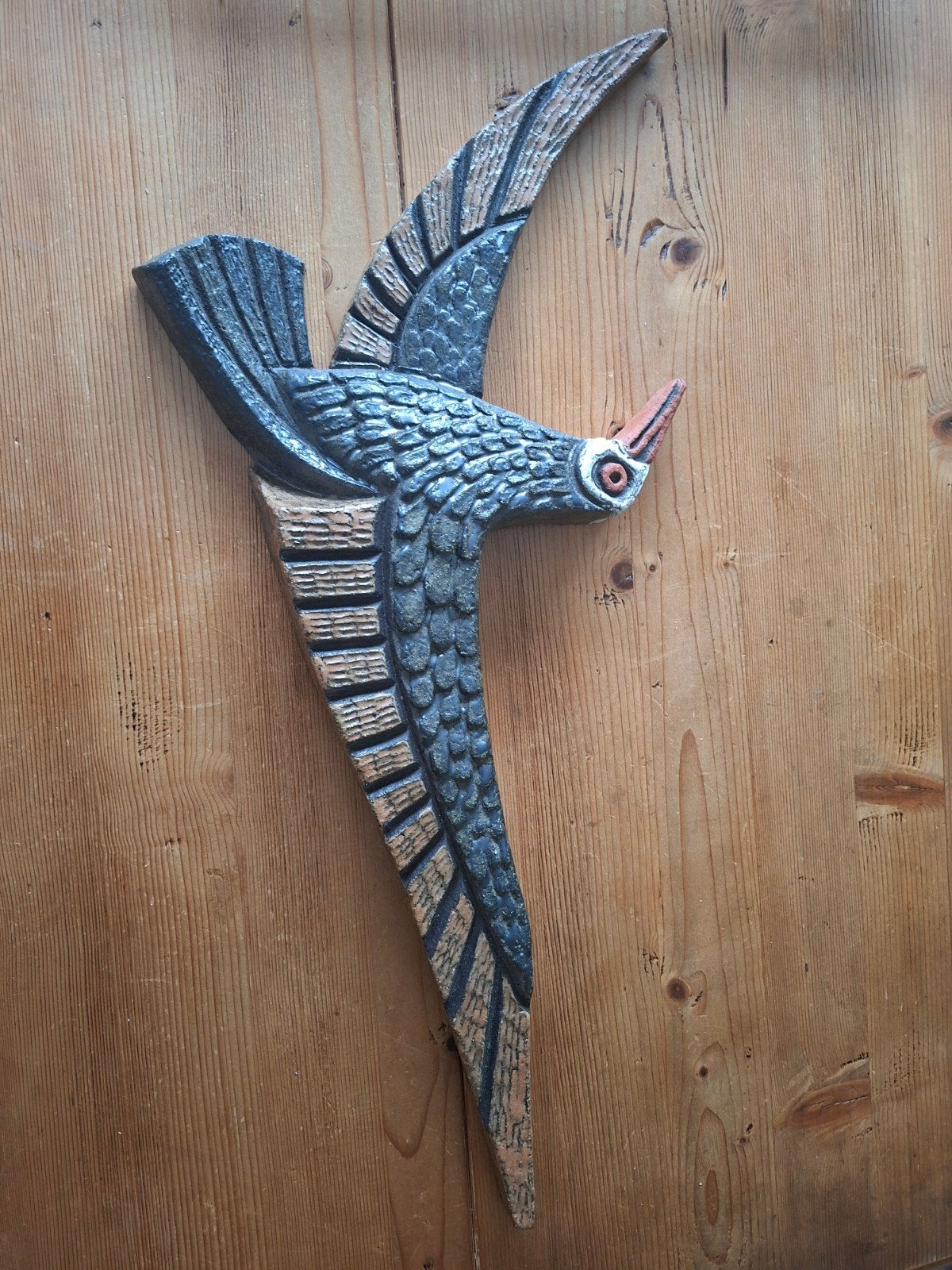 Keramische wand relief ontworpen joop puntman, Ophalen of Verzenden