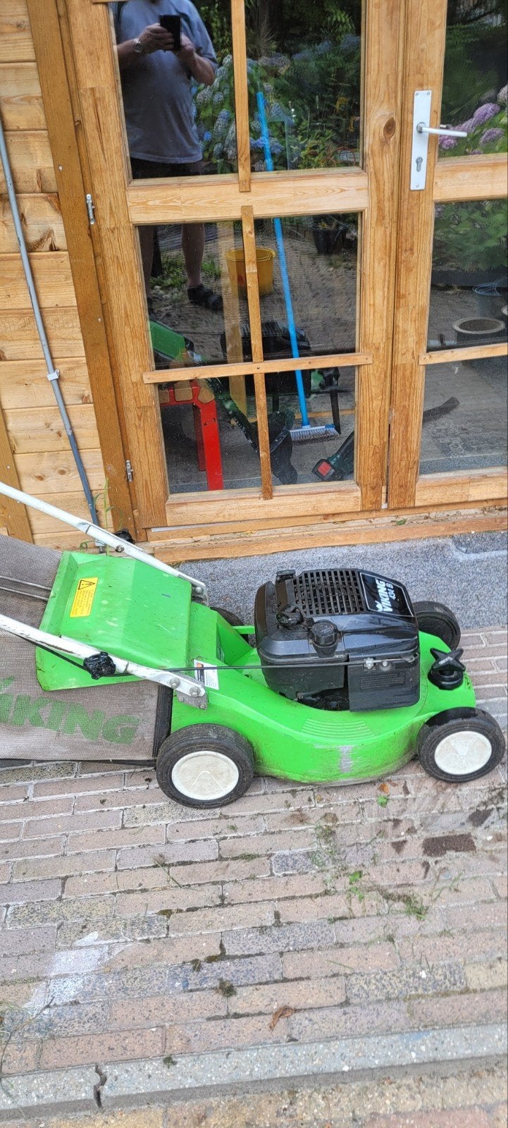 Viking 434 B (Stihl) Benzine Grasmaaier - Goed Onderhouden, Ophalen, Cirkelmaaier, Gebruikt, Viking (Stihl)