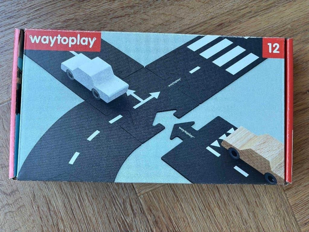 WaytoPlay Ringroad - Flexibele autobaan (12-delig), Onderdelen, Zelf te bouwen, Zo goed als nieuw, Handmatig