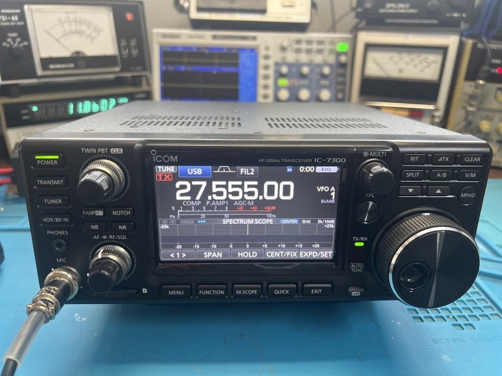 Icom IC-7300 met originele verpakking, amateurradio, Telecommunicatie, Zenders en Ontvangers, Ophalen of Verzenden, Gebruikt, Zender en Ontvanger