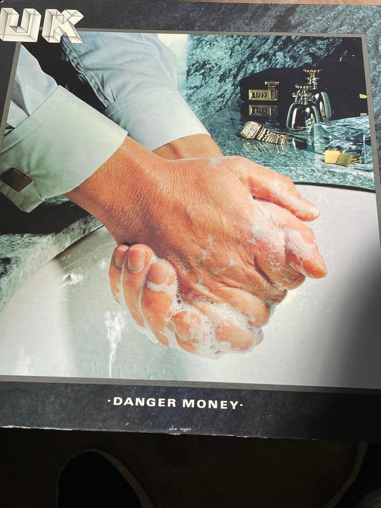 UK - Danger Money (LP, Album), Cd's en Dvd's, Ophalen of Verzenden, 1970 - 1979, Gebruikt