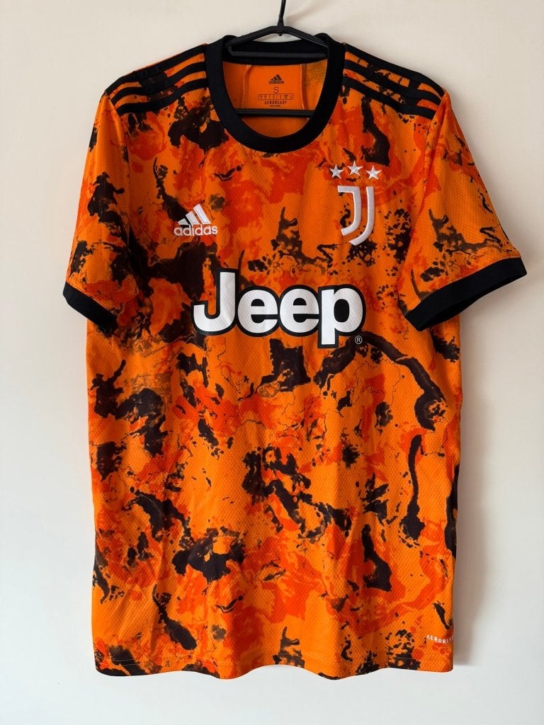 Juventus Adidas Voetbalshirt Maat S 20/21 Third, Verzenden, Oranje, Zo goed als nieuw, Adidas