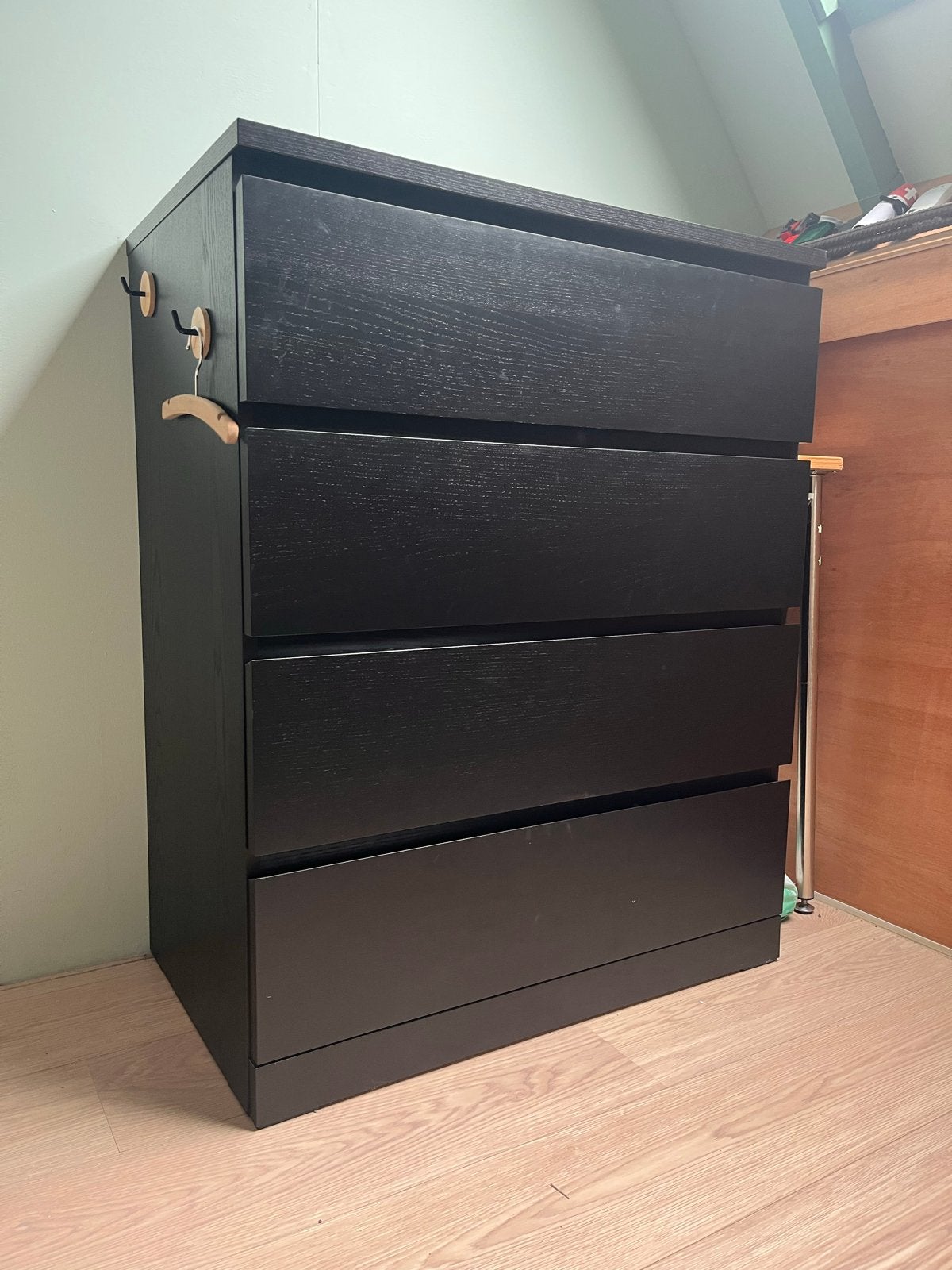 IKEA MALM ladekast zwart, 4 lades, 100x80.5x48cm, Huis en Inrichting, Kasten | Ladekasten, Ophalen, Gebruikt, 100 tot 150 cm, 50 tot 100 cm