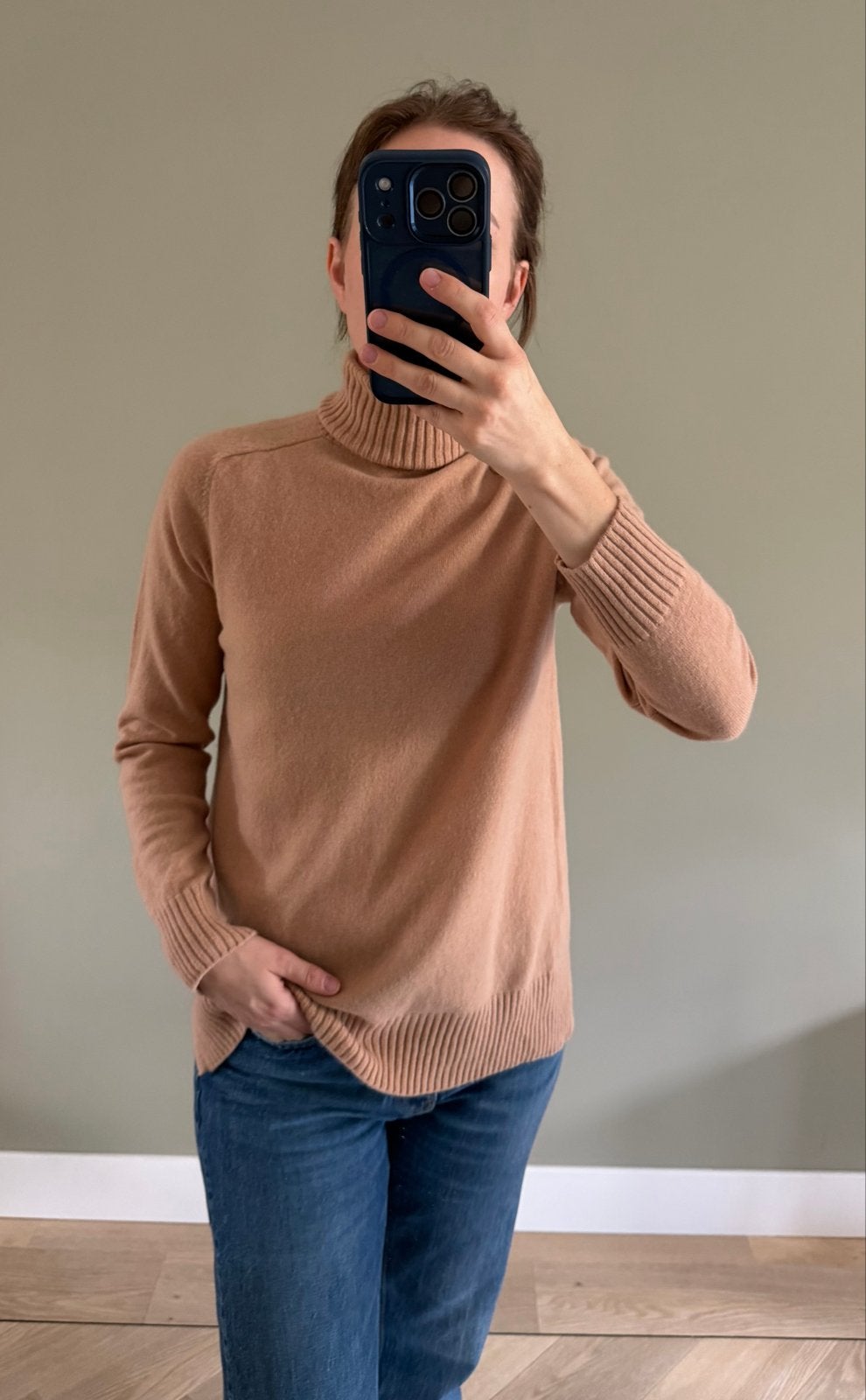 Massimo Dutti coltrui wol en kasjmier - maat S, Ophalen of Verzenden, Zo goed als nieuw, Maat 38/40 (M), Beige