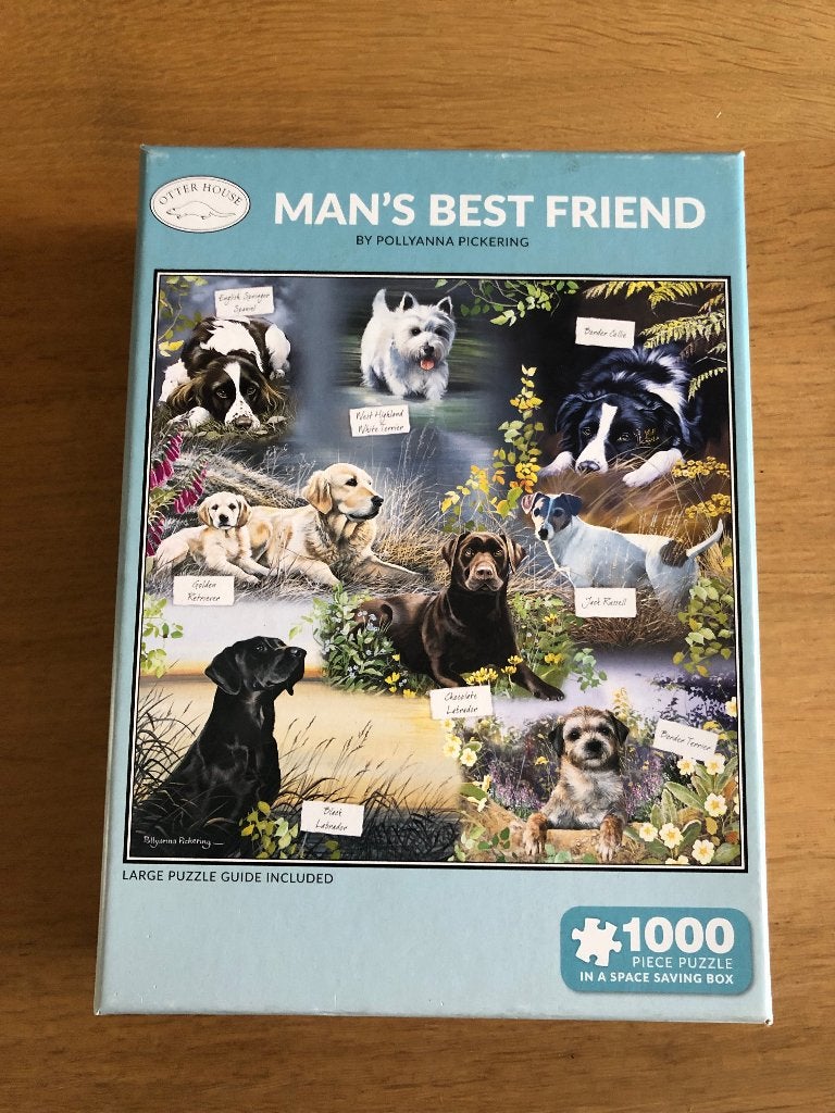 Puzzel Otter house 1000 stukjes Honden, Ophalen of Verzenden, 500 t/m 1500 stukjes, Zo goed als nieuw, Legpuzzel