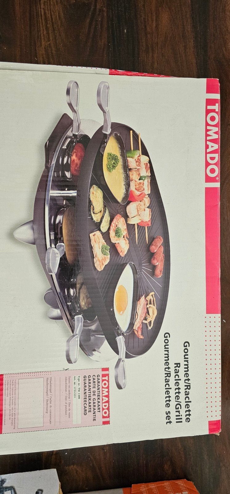 Tomado Gourmet/Raclette/Grill set - Nieuw in doos, Ophalen of Verzenden