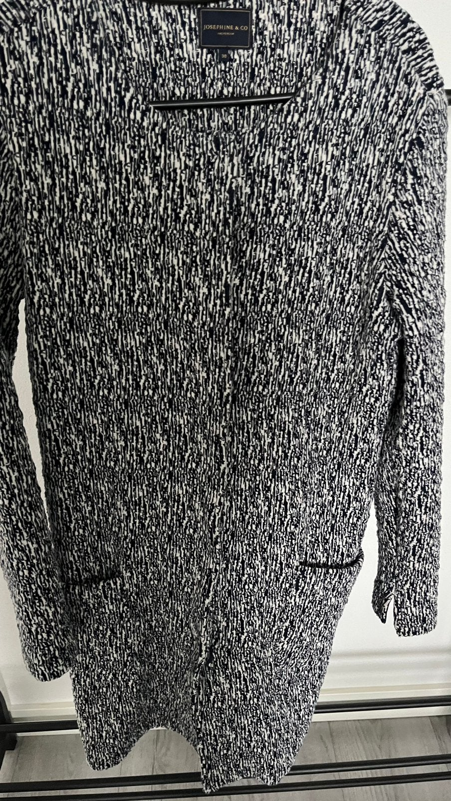 Zwart-wit vest, Josephine & Co, maat 38, Maat 38/40 (M), Zwart, Ophalen of Verzenden, Zo goed als nieuw