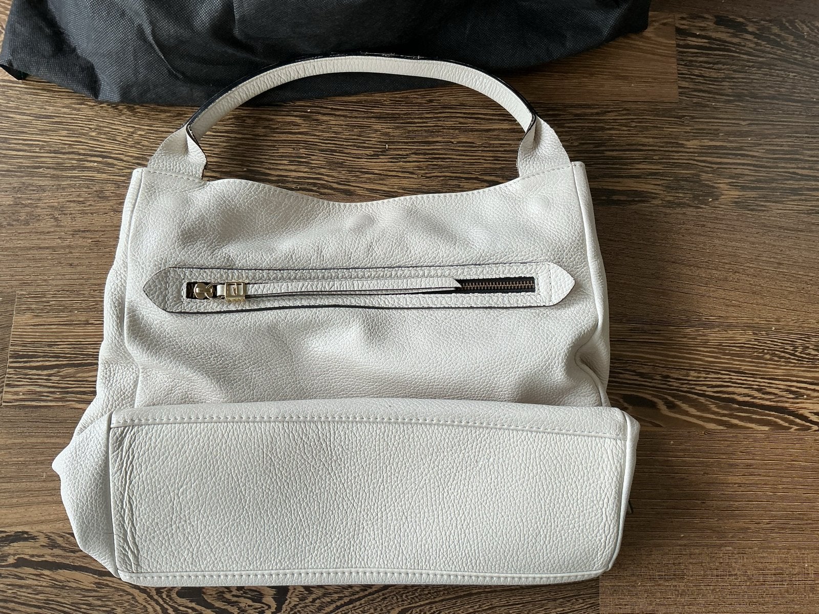 Gianni Chiarini Leren Handtas - Wit leer., Sieraden, Tassen en Uiterlijk, Tassen | Damestassen, Verzenden, Zo goed als nieuw, Beige