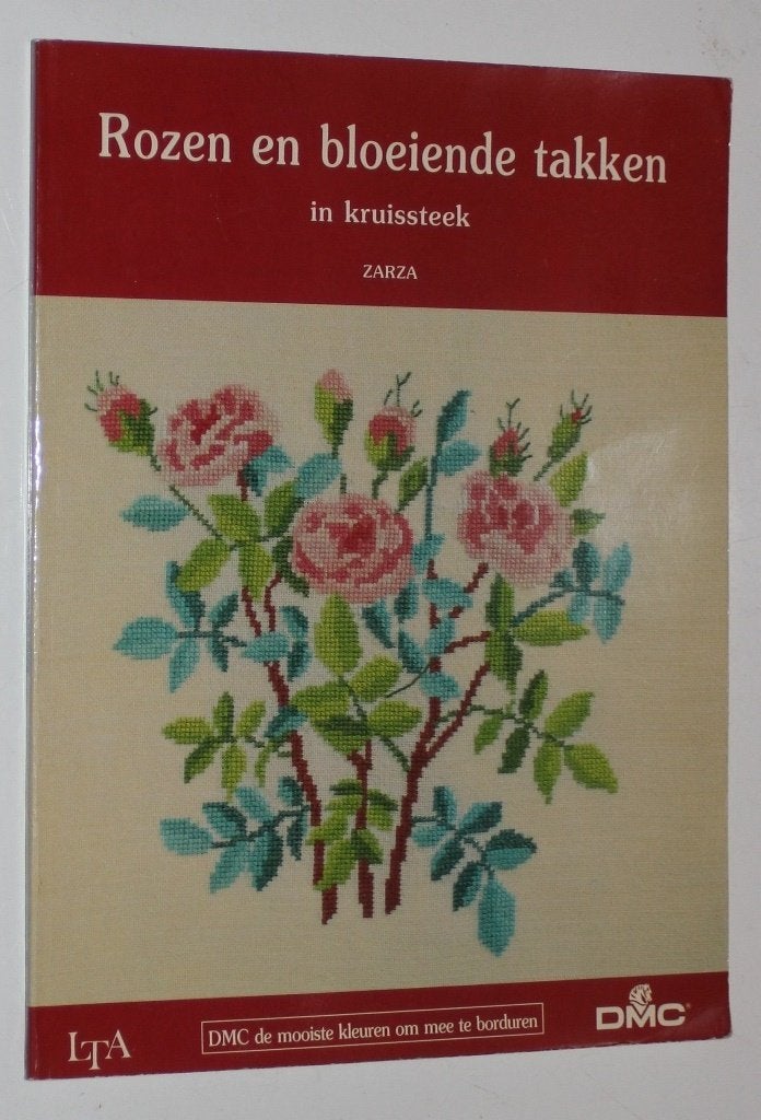 Rozen en bloeiende takken in kruissteek 112758, Ophalen of Verzenden, Zo goed als nieuw, Borduren en Naaien