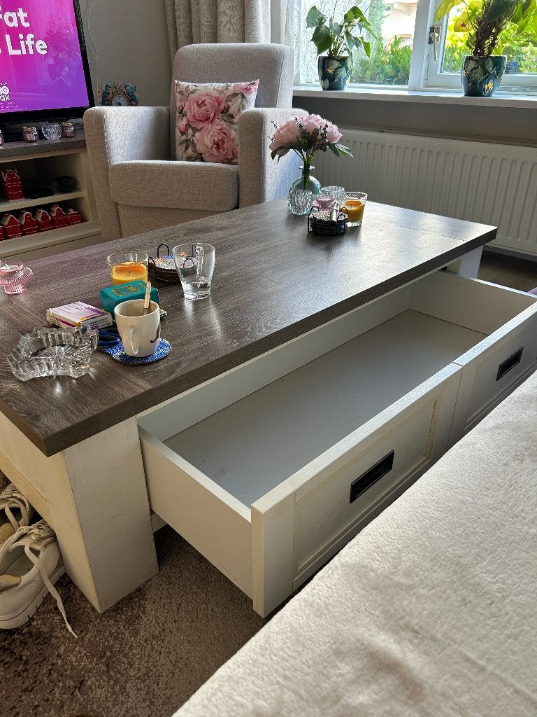 Salontafel, Ophalen, Gebruikt, 100 tot 150 cm, 50 tot 100 cm