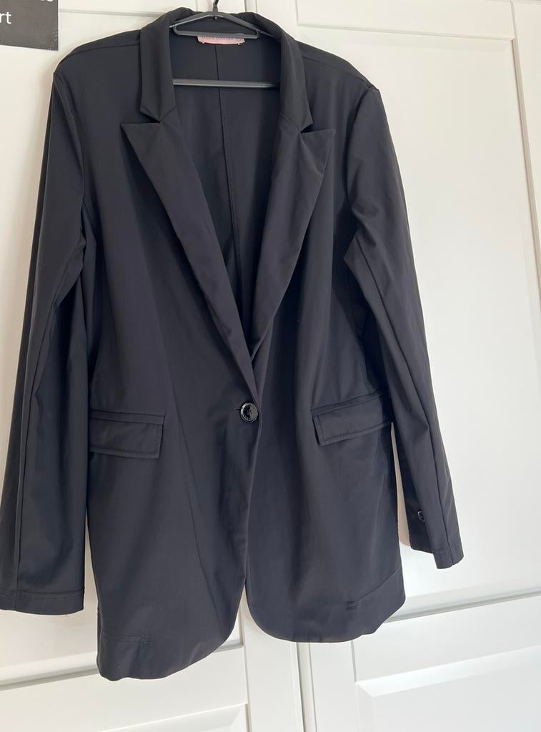 Studio anneloes fran blazer XXL zwart travelstof, Maat 46/48 (XL) of groter, Ophalen of Verzenden, Zo goed als nieuw, X