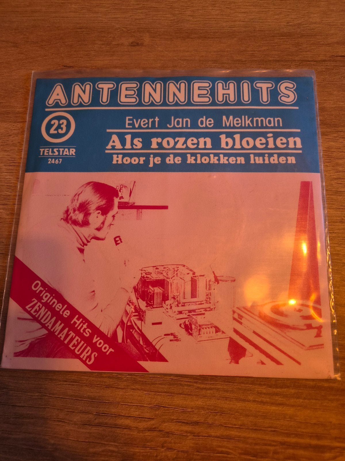 Antennehits 23 Evert Jan de Melkman, Gebruikt, Originele persing, 7 inch, EP