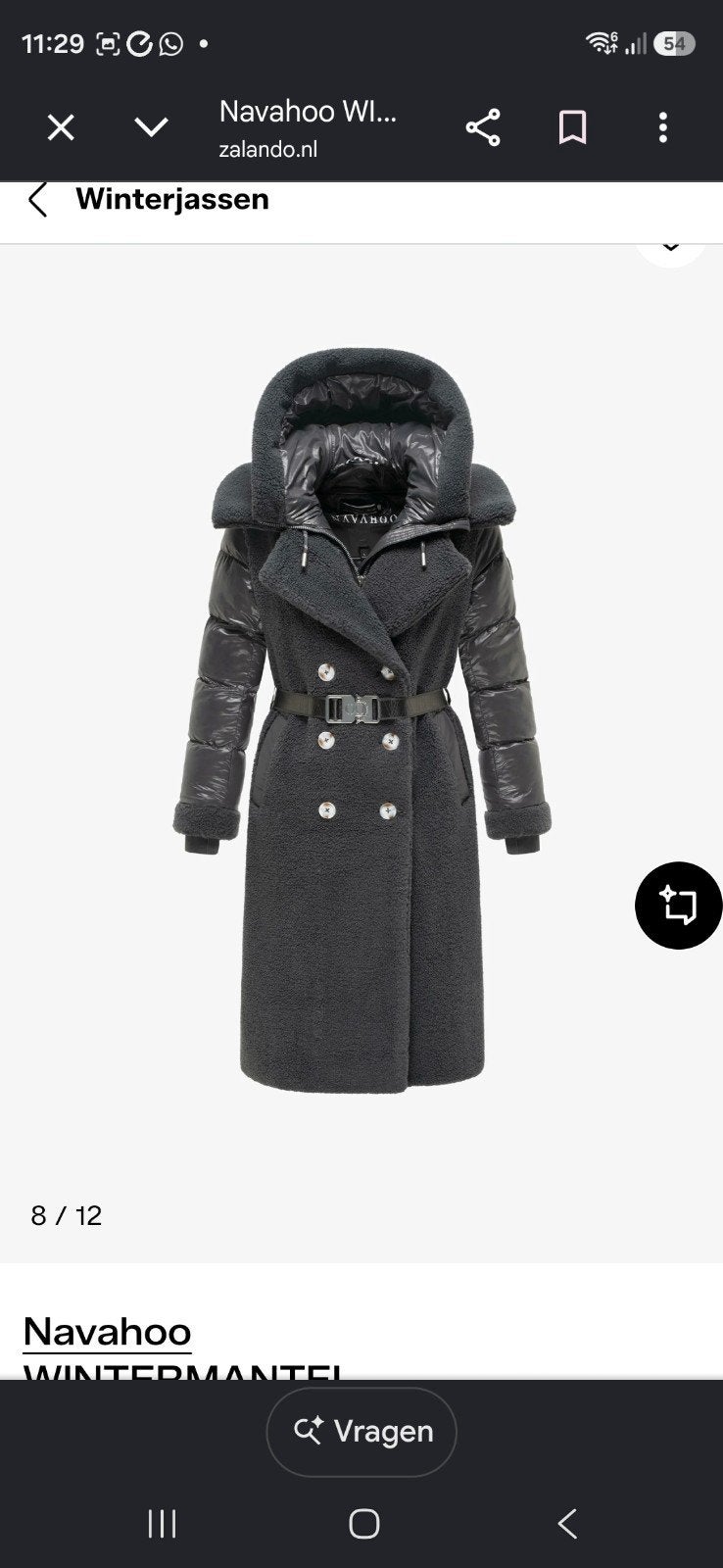 navahoo winterjas teddyfell NIEUW!, Kleding | Dames, Jassen | Winter, Maat 38/40 (M), Navahoo, Nieuw, Ophalen of Verzenden