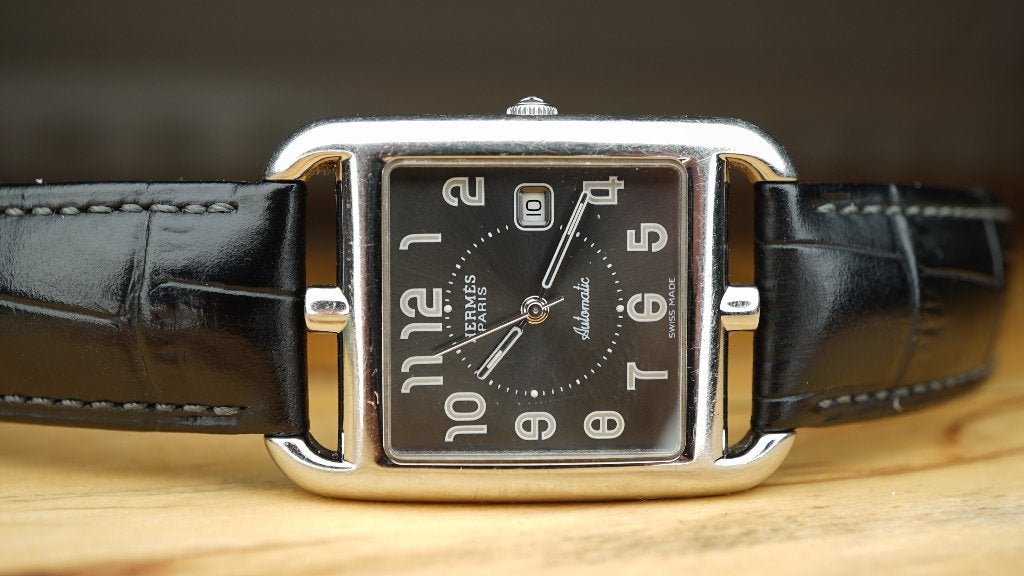 Hermes Cape Cod, Sieraden, Tassen en Uiterlijk, Horloges | Heren, Overige merken, Staal, Polshorloge, Ophalen of Verzenden