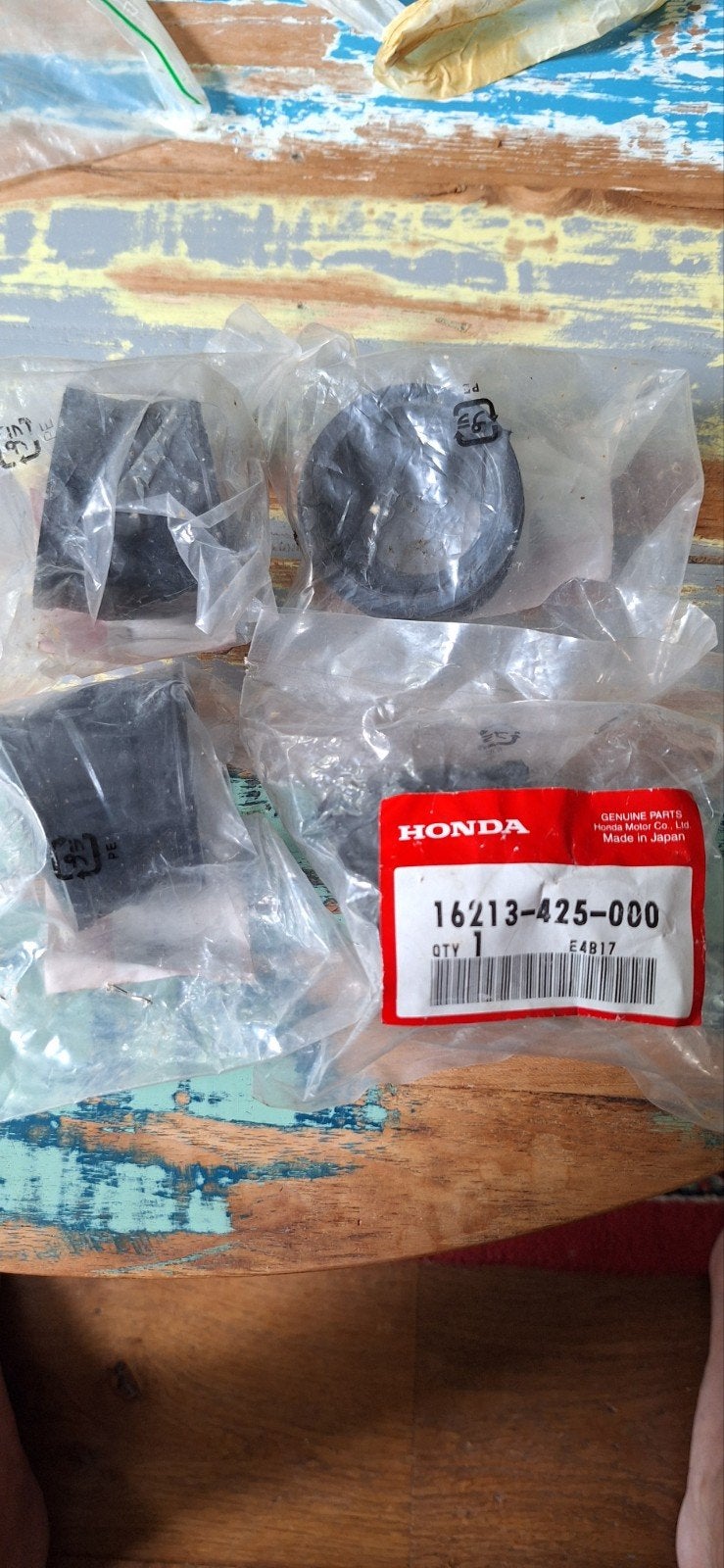 4x Carburateur Isolator Pakking Honda 16213-425-000 Nieuw, Motoren, Ophalen of Verzenden