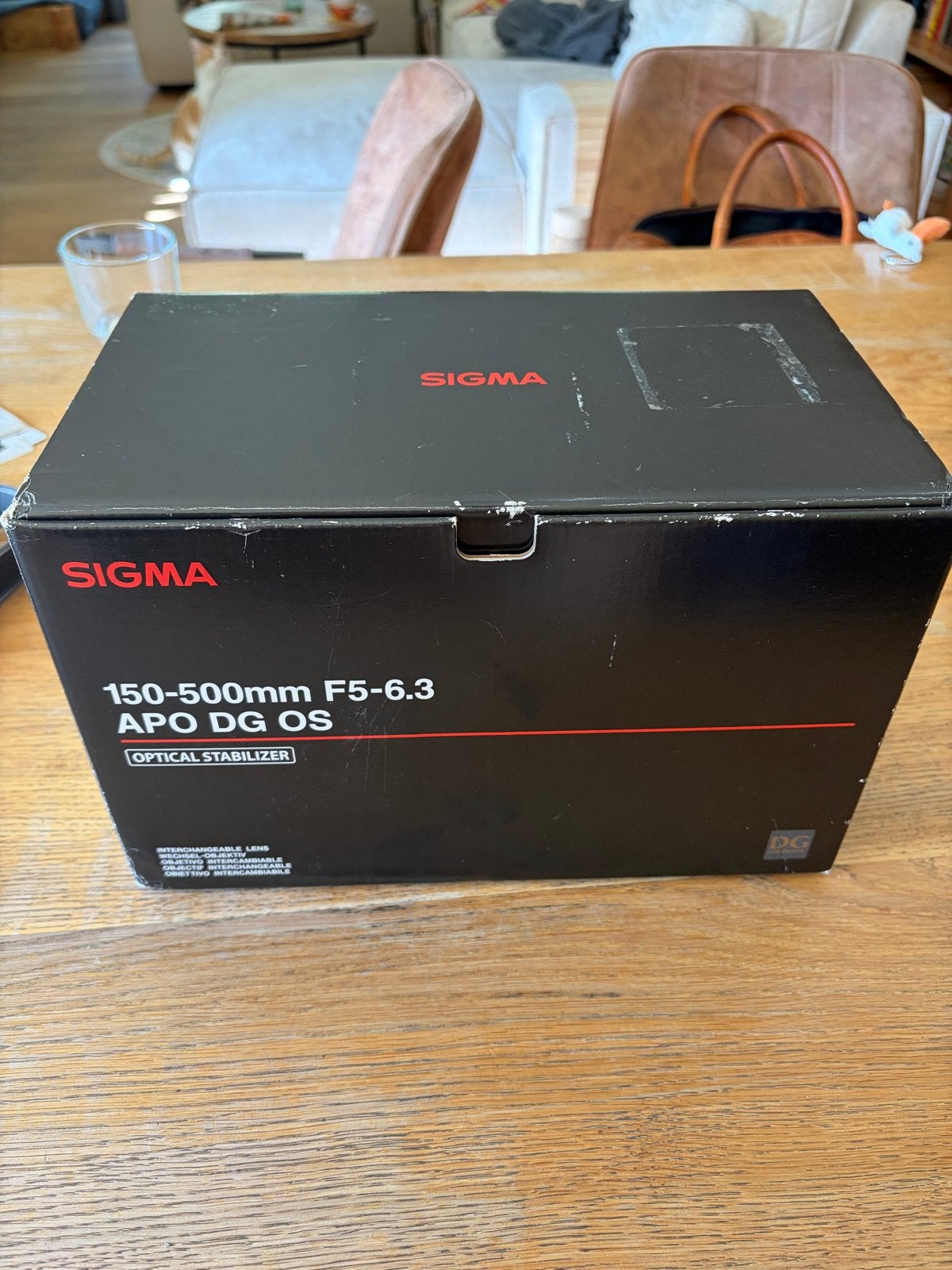 Sigma 150-500mm F5-6.3 APO DG OS voor Nikon, Audio, Tv en Foto, Fotografie | Lenzen en Objectieven, Ophalen of Verzenden, Gebruikt