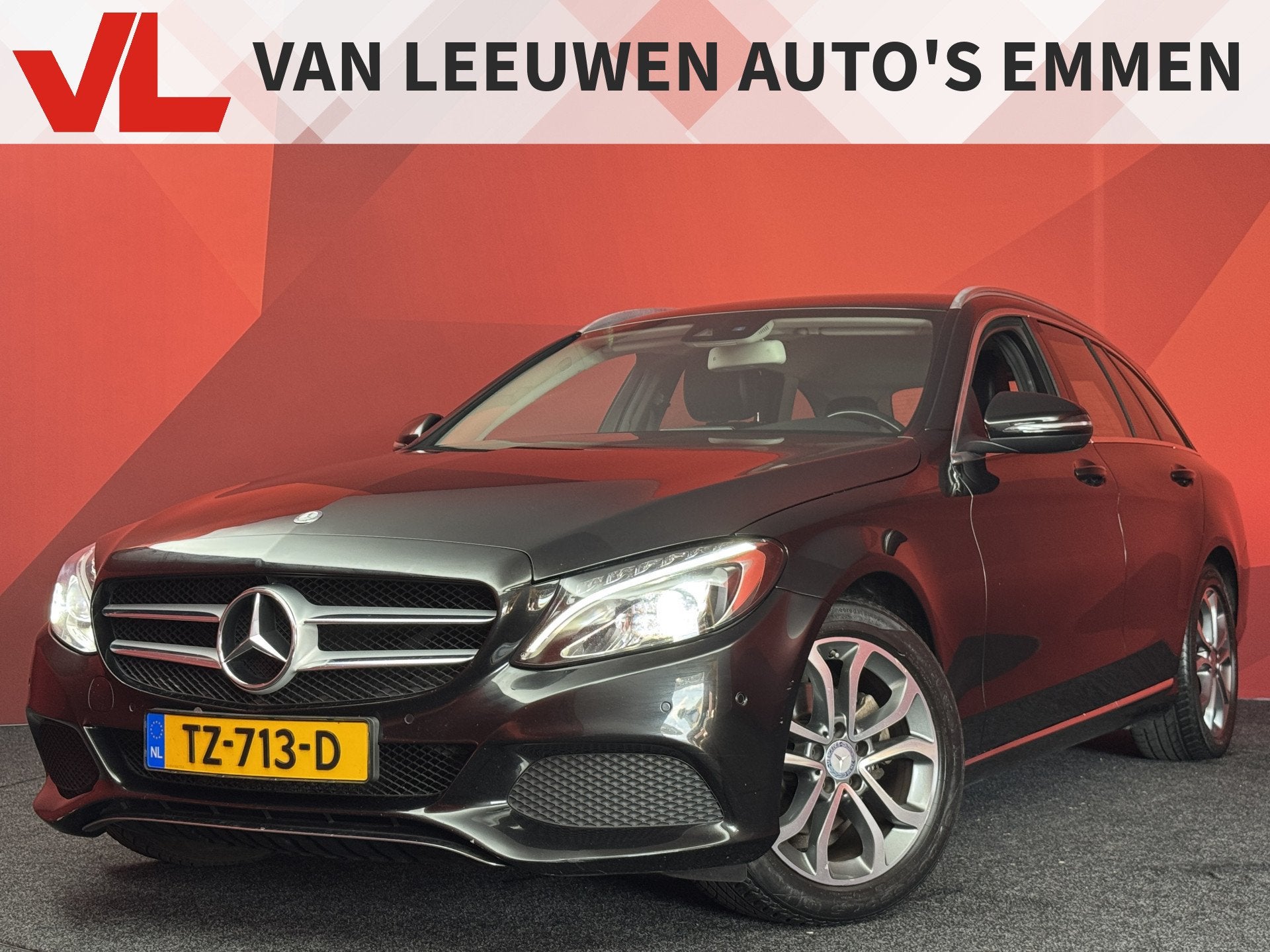 Mercedes-Benz C-Klasse Estate 180 Edition 1 | Clima | Stoelv, Automaat, Achterwielaandrijving, LED verlichting, Leder en Stof