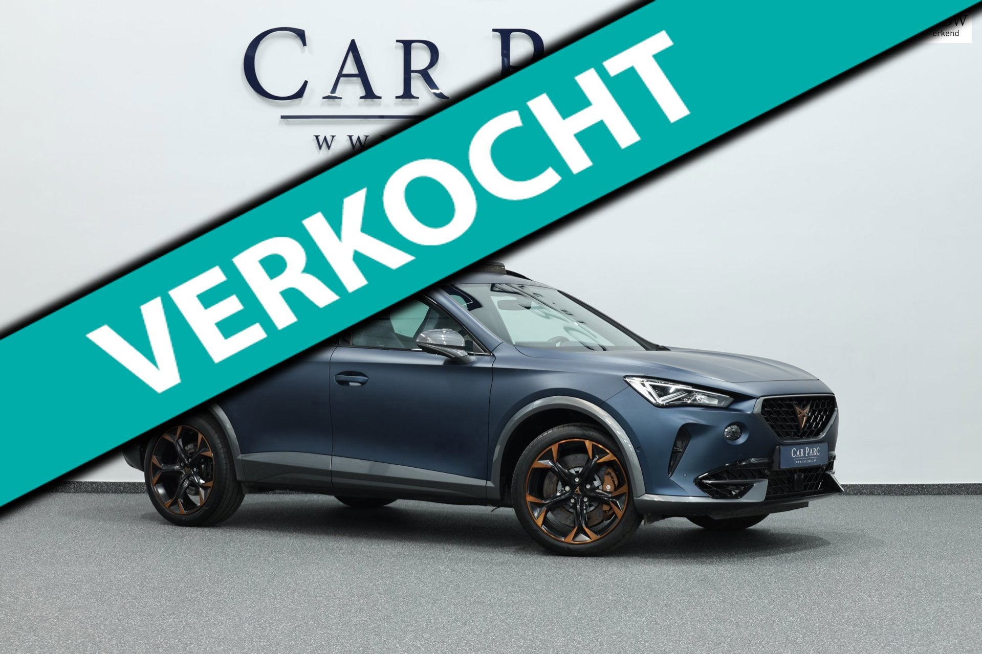 CUPRA Formentor 2.0 TSI 4DRIVE 310+PK MATT/LED/VIRTUAL/SFEER, Auto's, Automaat, Dealer onderhouden, 4 cilinders, Blauw