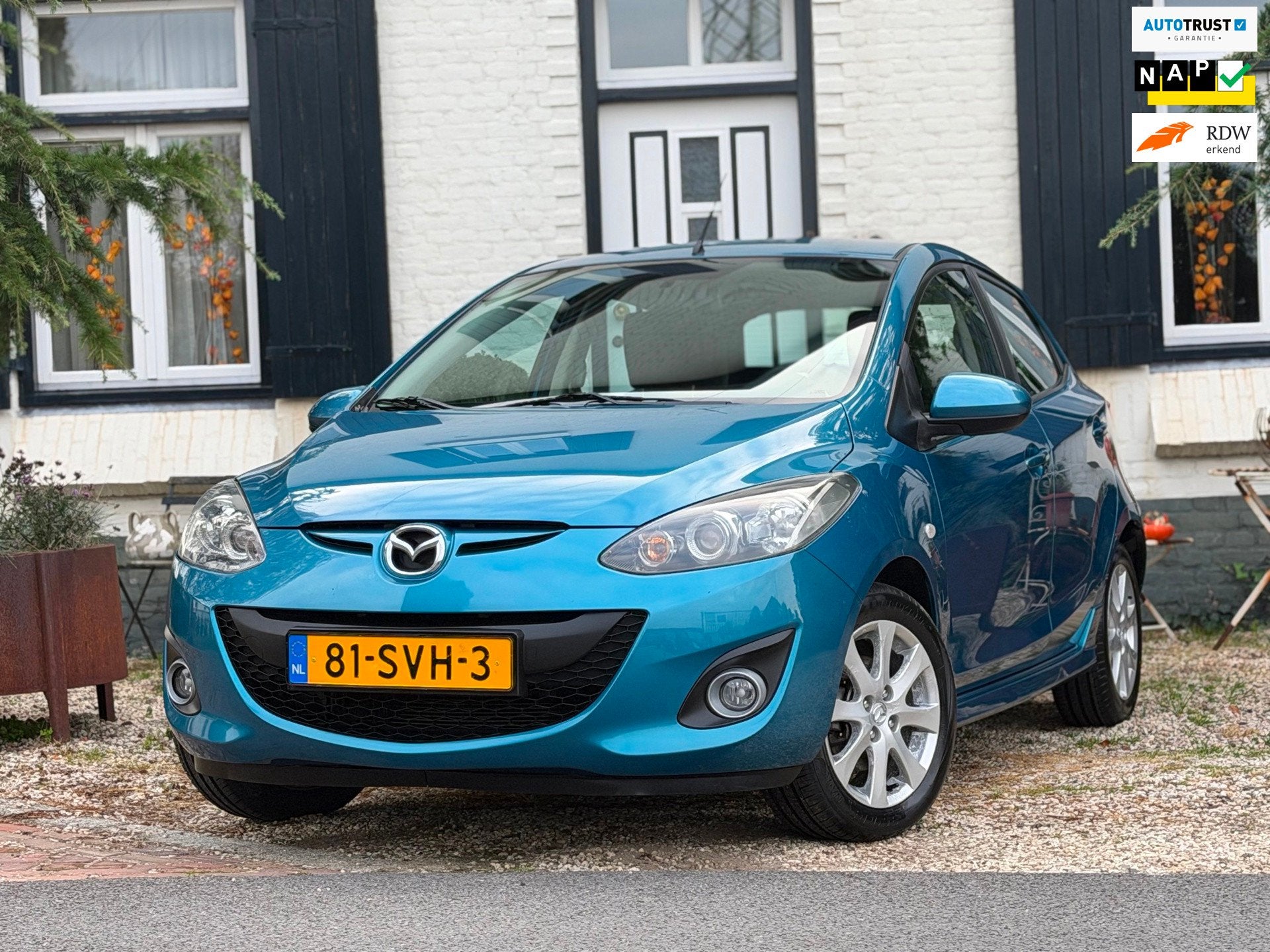Mazda 2 1.3 BIFUEL GT-M Line|Stoelverwarming|Clima|, Auto's, Voorwielaandrijving, Euro 5, Zwart, 4 cilinders