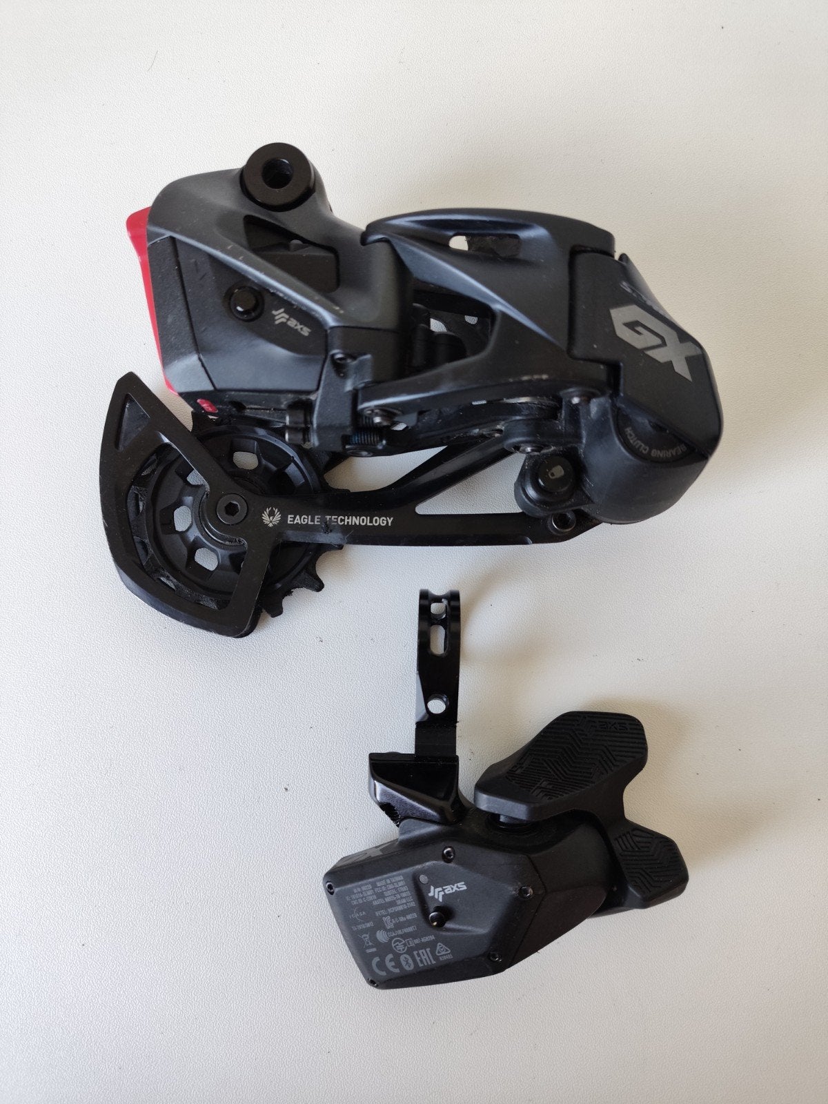 SRAM GX AXS 12-speed derailleur met shifter (zonder accu), Gebruikt, Ophalen of Verzenden, SRAM, Derailleur of Ketting