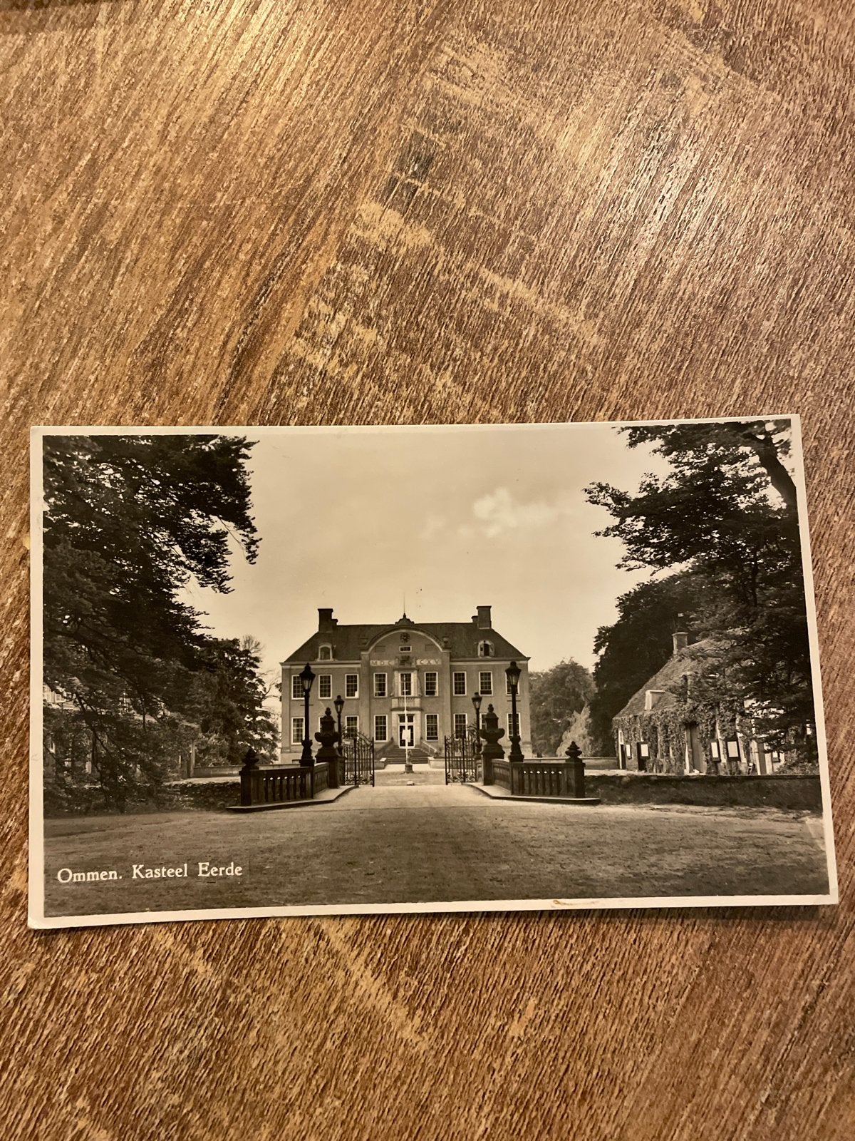 Ansichtkaart Ommen Kasteel Eerde 1961 Gelopen, Verzamelen, Ophalen of Verzenden, 1960 tot 1980, Gelopen, Overijssel