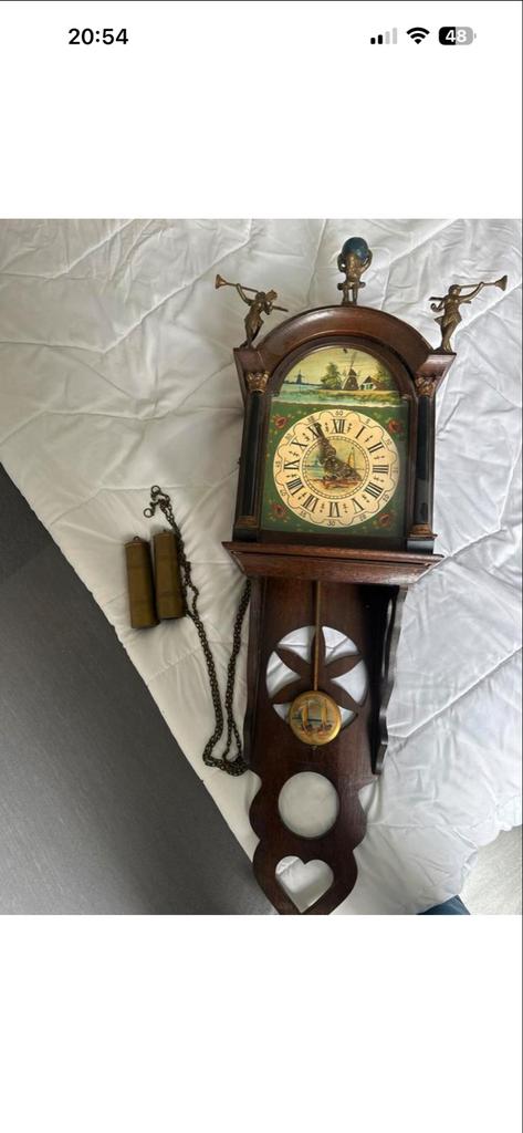 Antieke Friese staartklok, Antiek en Kunst, Ophalen