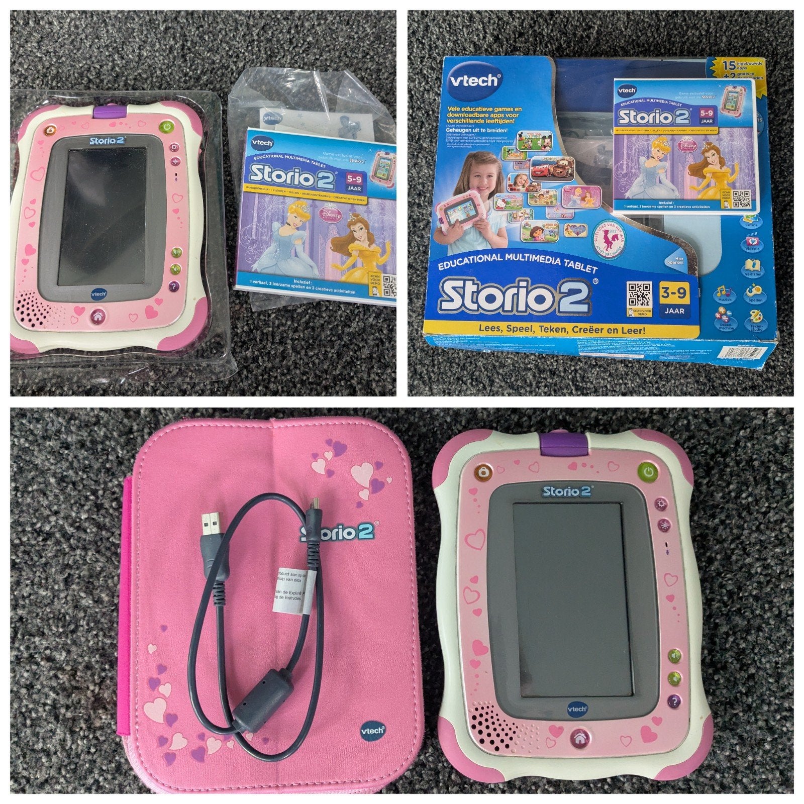 VTech Storio 2 Educatieve Multimedia Tablet Roze, Ophalen of Verzenden, Zo goed als nieuw, 2 tot 4 jaar