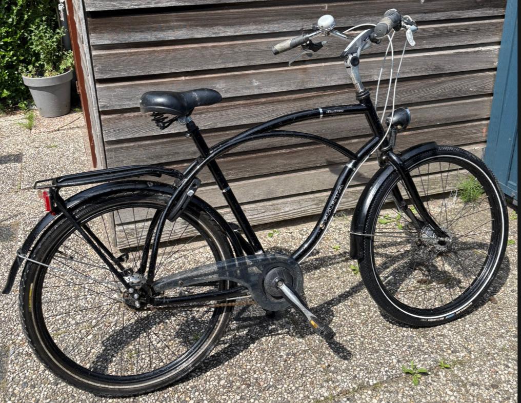HERENFIETS SPARTA BULLET H57 N7 BLACKLINE, Ophalen, Gebruikt, Sparta, Versnellingen
