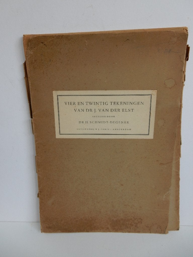 Tekeningen van Dr. J. van der Elst, Ophalen of Verzenden