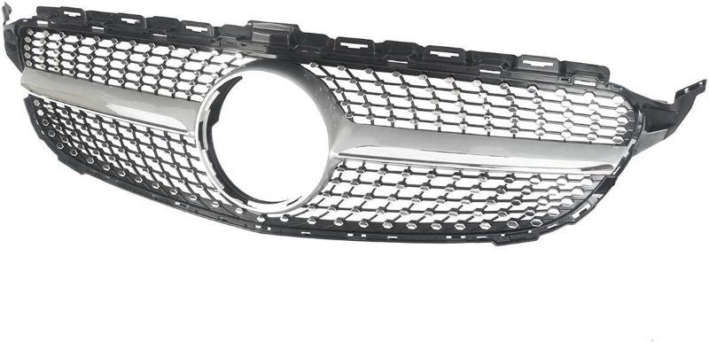 Mercedes-Benz C-Class W205 | Silver DIAMOND GRILLE | 14-18 |, Ophalen of Verzenden