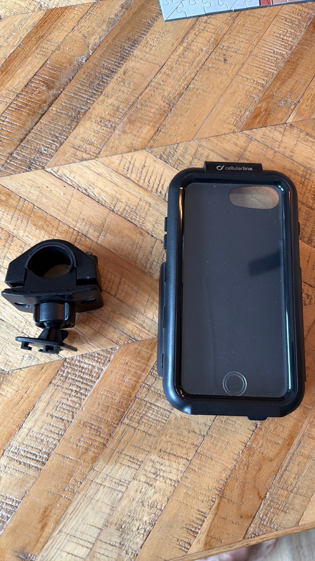 Telefoonhouder iphone 8 fiets/motor, Ophalen, Zo goed als nieuw
